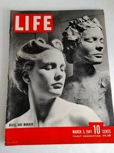 Life Magazine March 3, 1941 WWII FDR New Deal Churchill Veronica Lake #15770 - Picture 1 of 12