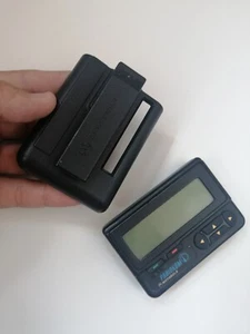 Tested VTG VINTAGE MOTOROLA RARE BLACK PAGER BEEPER pajer Pager radio radiocom - Zdjęcie 1 z 12