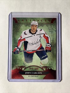 2020-21 Upper Deck Artifacts Stars Ruby /399 John Carlson #106 READ DESCRIPTION