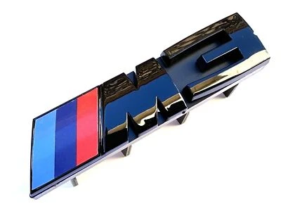 Ajuste para BMW M3 Parrilla Delantera Brillo Negro Estilo Emblema Insignia Letra M 3 Foto 1 de 4