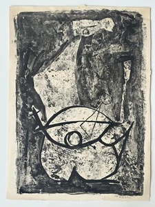 Marino Marini Lithograph signed horse mid-century modern - Picture 1 of 6