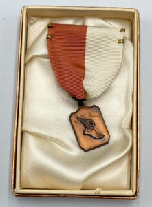 Vintage 1953 NYAC New York Athletic Club Bronze Dieges & Clust Wasserschwimmen Medaille - Bild 1 von 3