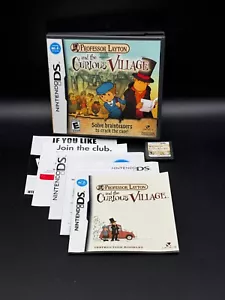 Professor Layton and the Curious Village Nintendo DS CIB Complete Authentic - Picture 1 of 7