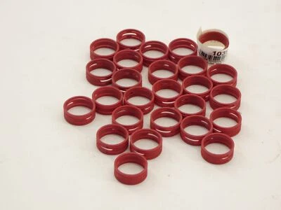 *Lot of 26* Neutrik XXR-2 Red Color Coded XLR Cable Ring - NEW Surplus! - Imagem 1 de 4