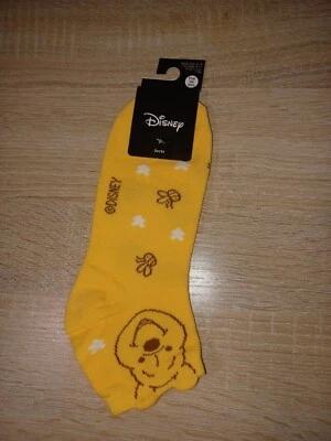 Disney Winnie The Pooh Bee Flower Ankle Socks New /W Tags 5-10 - Image 1 of 4