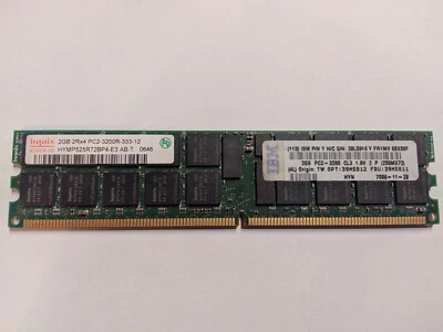 IBM 39M5811 2gb (1x2gb) PC2-3200 DDR2 CL3 ECC - Immagine 1 di 2