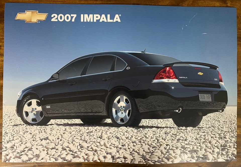 CHEVROLET SHOWROOM EXHIBICIÓN DE CARTÓN VINTAGE 2007 IMPALA DE CONCESIONARIO CHEVY🔥 Foto 1 de 3