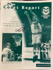 Roxanne Manning Hand Signed Ram Rundown Program - Picture 1 of 3