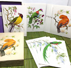 Lot of 11 Vintage Sunshine Cards Get Well Greeting Cards Exotic Birds Smash Book