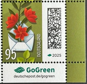 BRD 2025 BLUMENBRIEF 0,95€ Mi. 3898 RAND ECKE PAAR EINZELN BOGEN WELT DER BRIEFE - Bild 1 von 10