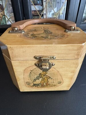 Cartera de madera años 60  Foto 1 de 4