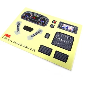 Pegatina salpicadero Tgx Tgs 242 para 1/14 cabeza de tractor modelo Man - Imagen 1 de 9