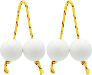 2 Pair Aslatuas Rhythmic Ball,Kashaka Instrument,Music Egg Shaker, Double Gourd - Picture 1 of 7