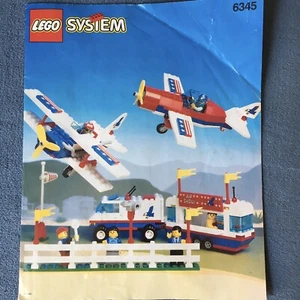 Lego Instruction Manual Booklet Aerial Acrobats 6345 Vintage 1993 Original - Picture 1 of 7