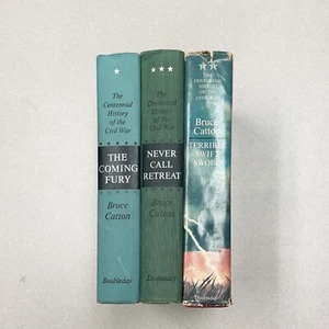 The Centennial History of the Civil War Vol.1-3 by Bruce Catton First Edi (Rb67) - Picture 1 of 11