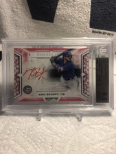 2018 Topps Diamond Icons Red Ink Autograph Red Kris Bryant #3/5