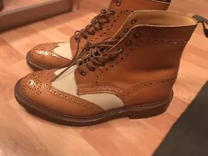 New Mens trickers boots Two Tone - Picture 1 of 5