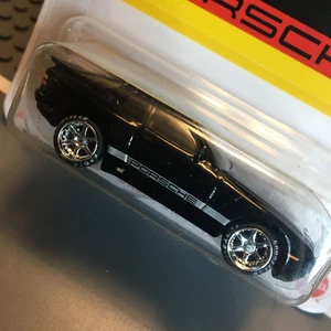 Hot Wheels '89 Porsche 944 Turbo Black CUSTOM Super Real Riders Wheel Swap - Picture 1 of 11