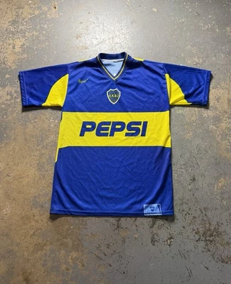 2004 Boca Juniors Фабиан Варгас Y2K дома футбол футбол Джерси размер маленький - Изображение 1 из 4