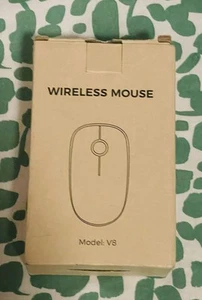 V8 Wireless Gaming Mouse 6-Button RGB LED Rechargeable USB for PC Laptop Mac - Picture 1 of 2