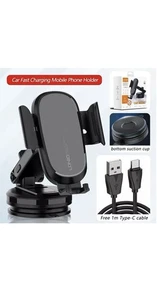 Chargeur Voiture Voiture Sans Fil Rapide 15W NEUF pour Téléphones Universels - Photo 1 sur 11