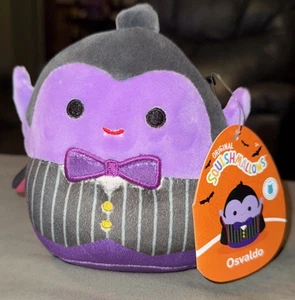 2024 Halloween Squishmallow Osvaldo der Vampir 5 Zoll Plüsch NEU First To Market - Bild 1 von 4