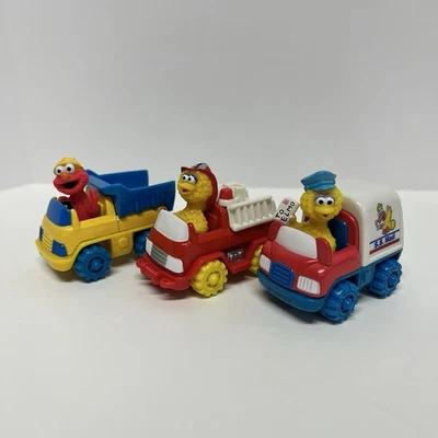Juego de 3 vehículos Tyco Matchbox Sesame Street 1997 Big Bird y Elmo Foto 1 de 4
