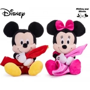 Peluche Disney Topolino Minnie con coperta peluche 22 cm Winnie the Pooh - Foto 1 di 3