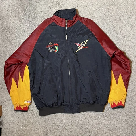 Vintage NASCAR Chase Authentics Terry Labonte 5 Cornflake’s Red Jacket Size XL Cover
