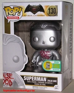 Funko Pop 2016 SDCC DC HEROES BVS SUPERMAN #130 FALSE GOD Vinyl Figur AUF LAGER - Bild 1 von 2