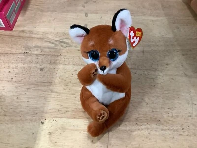 New! Ty Beanie Babies Bellies WITT the Red Fox 6" size NWT's - Image 1 of 4