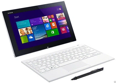 Sony VAIO Tap 11 SVT1121B4E Touchscreen Ultrabook Tablet i5-4210y 4GB 128GB SSD - Image 1 of 4