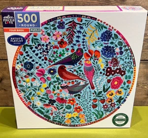 eeboo Four Birds 500pcs Jigsaw Puzzle - Picture 1 of 1