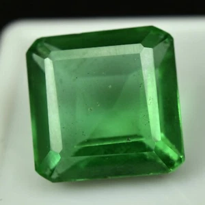 10.55 Ct Fine Natural Colombian Square Cut Loose Gemstone GIE Certified - Picture 1 of 6