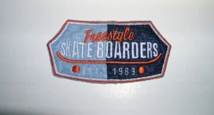 SKATEBOARD PATCH - FREESTYLE SKATEBOARDERS 1989  - Bild 1 von 5