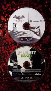 Lot Of 2 PS3 Games Disc Only Call Of Duty MW3, Batman Arkham City (Tested) - Picture 1 of 2