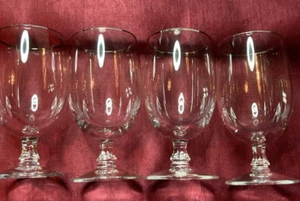 FOSTORIA TROUSSEAU - SET OF 4 JUICE GLASSES - 4 3/8" - Picture 1 of 6