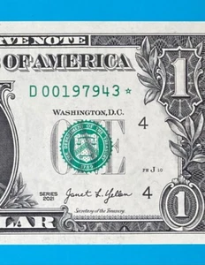 1979 April 3 : D 00197943 * BIRTHDAY Note $1 One Dollar Bill (__1979/4/3) *UNC* - Picture 1 of 3