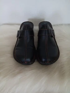 b.o.c. Women's Size 6 Mule Clogs Black Slip-On Sandals Shoe Buckle - Bild 1 von 13