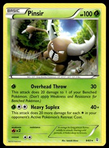 2016 XY - Generations Pinsir Basic/Rare #9