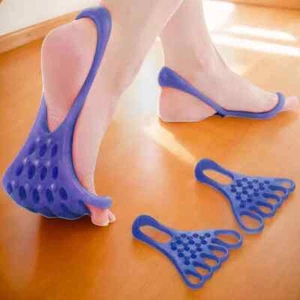 Elastic Toe Stretcher with Massage Points Hallux Valgus Corrector Hammer Toes - Foto 1 di 14