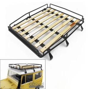 Metal Wood Roof Rack for 1/10 Scale FJ40 RC Off-road Vehicles Model Spare Parts - Picture 1 of 8