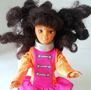 Vintage JPI 6.5" African American Girl Fashion Doll Redressed in Stacie Outfit - Picture 1 of 9