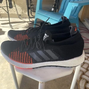 Adidas Pulseboost HD Shoes Mens 13 Black Continental Athletic Running Sneakers - Picture 1 of 11