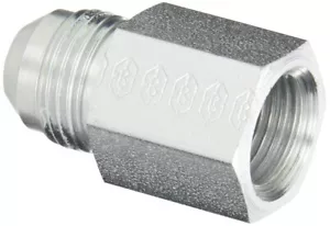 Eaton 2022-8-8S C5255X8 1/2" Female NPT X 1/2" Male JIC 37° Flare-Twin Fitting - Picture 1 of 1