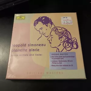 Leopold Simoneau & Pierrette Alarie Recitals & Lied DG Original Masters 7CD Box - Picture 1 of 5