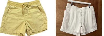 Pantalón corto Orvis cómodo informal de mezcla de algodón para mujer Foto 1 de 4