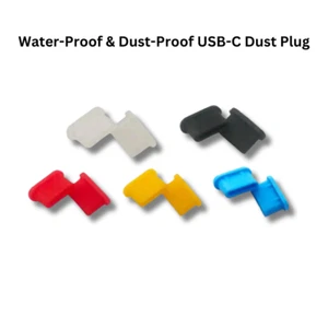 Poussière Plug Type-c USB Port de Charge Protecteur Silicone Housse pour Smart Phone 5pcs - Photo 1 sur 16