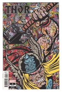 Thor #1 - 2020 - Donny Cates - Mr Garcin collage variant - Imagen 1 de 2