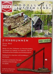 Busch H0 1525 Bausatz Ziehbrunnen NEU & OVP - Picture 1 of 2